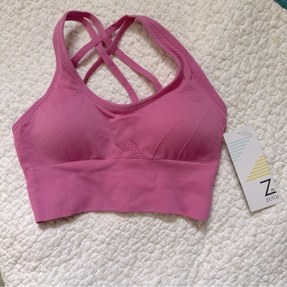 NWT Hot Pink Sports Bra - Picture 1 of 4